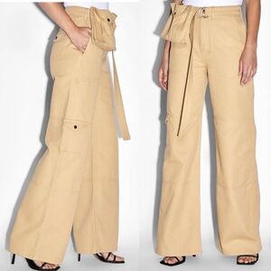 NWT Ksubi Kommand Cargo Caramel pant, a wide-leg cargo jean pants